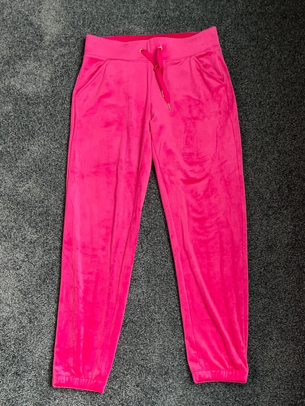 Lilly Pulitzer Hot Pink Velour Joggers - Picture 2 of 2
